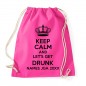 Preview: Keep Calm And Let Get Drunk - JGA Rucksack Fuchsia