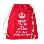 Preview: Keep Calm And Let Get Drunk - JGA Rucksack  Red