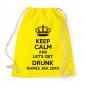 Preview: Keep Calm And Let Get Drunk - JGA Rucksack Yellow