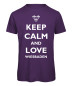 Preview: keep calm and love Wiesbaden - Kinder Purple