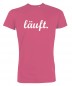 Mobile Preview: Läuft Herren T-Shirt Pink