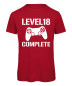 Preview: Level 18 Complete Herren T-Shirt - Rot