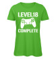 Preview: Level 18 Complete Gamerinnen T-Shirt für Frauen zum 18. Geburtstag