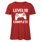 Preview: Level 18 Complete Gamerinnen T-Shirt für Frauen zum 18. Geburtstag