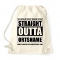 Preview: Straight Outta Ortsname - JGA Rucksack Natural