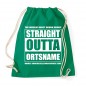 Preview: Straight Outta Ortsname - JGA Rucksack Kelly Green