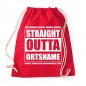 Preview: Straight Outta Ortsname - JGA Rucksack Red
