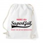 Preview: Super geil - JGA Rucksack  White