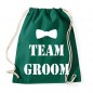 Preview: Groom Team Fliege - JGA Rucksack Bottle Green
