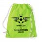 Preview: The Champion Leaves - JGA Rucksack  Lime Green