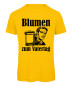 Preview: Blumen zum Vatertag T-Shirt Gelb