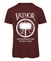 Preview: Vathor T-Shirt für den coolen Vater Bordeaux