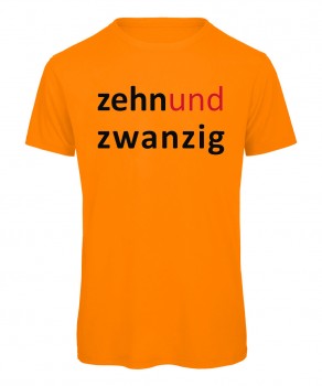 Zehn und Zwanzig - T-Shirt Neonorange