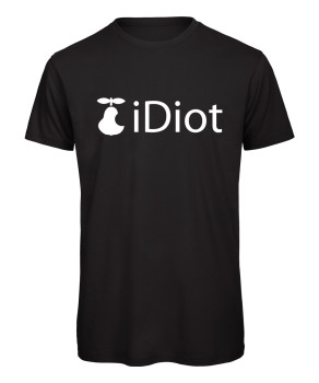 iDiot T-Shirt Schwarz