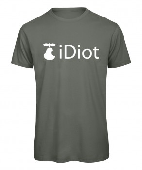 iDiot T-Shirt Oliv