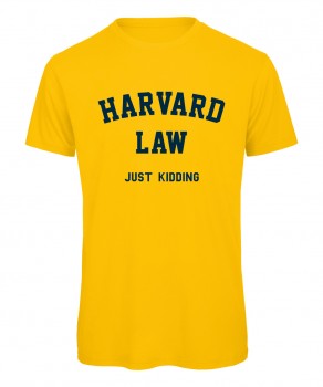 Harvard Law - T-Shirt Gelb