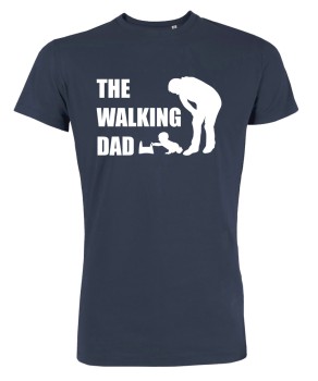 The walking Dad potty T-Shirt Marineblau