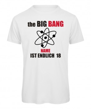 The Big Bang - Geburtstags T-Shirt Weiß