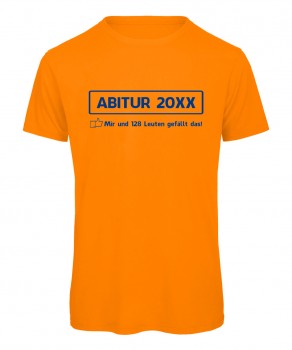 ABI T-Shirt 100 Leuten gefällt das Neonorange