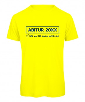 ABI T-Shirt 100 Leuten gefällt das Neongelb