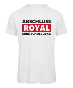 Preview: Abschluss Royal - Abschluss T-Shirt - Weiß