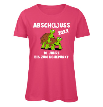 10 Jahre bis zum Höhepunkt - Abschluss T-Shirt Mädels