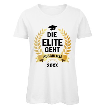 Die Elite geht - Abschluss T-Shirt Weiß