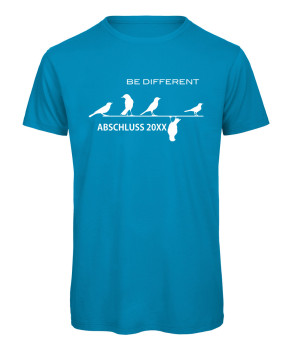 Be Different Abschluss T-Shirt  Azur