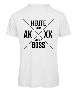 Preview: Heute Hugo, morgen Boss X Abschluss T-Shirt Jungs Weiß