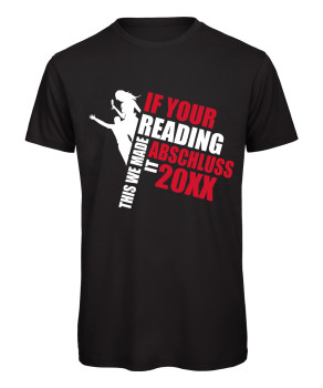 If you're reading this party - Abschluss T-Shirt - Schwarz