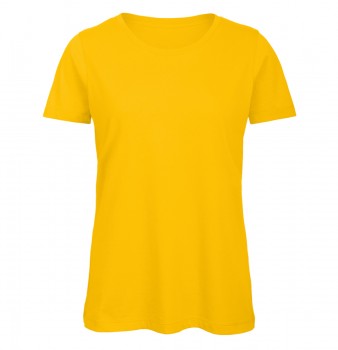 Damen T-Shirt Gelb