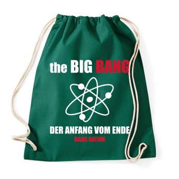 Big Bang Anfang vom Ende - JGA Rucksack Bottle Green