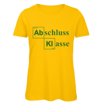 Chemie ABI Klassen T-Shirt Gelb