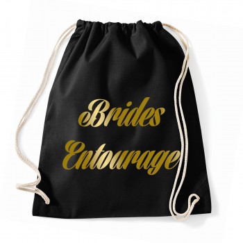 Brides Entourage - Baumwollrucksack Black