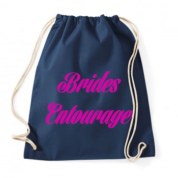 Brides Entourage - Baumwollrucksack Navy