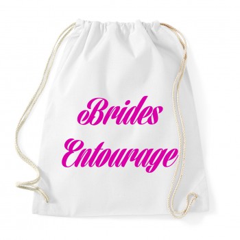 Brides Entourage - Baumwollrucksack White