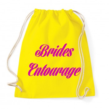 Brides Entourage - Baumwollrucksack Yellow