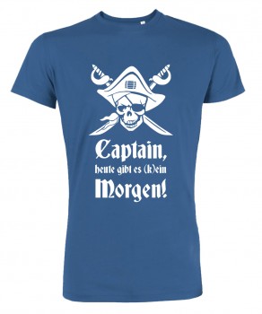 Captain Morgen - JGA T-Shirt Royalblau