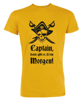 Captain Morgen - JGA T-Shirt Gelb