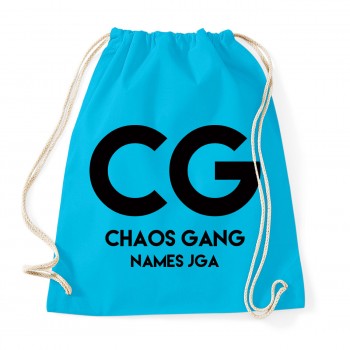 Chaos Gang - JGA Baumwollrucksack  Surf Blue
