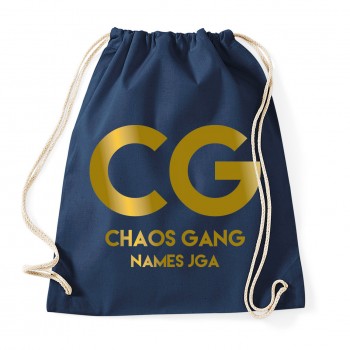 Chaos Gang - JGA Baumwollrucksack  Navy