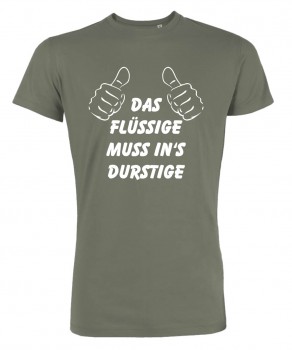 das-fluessige-fun-t-shirt-fuer-maenner Oliv