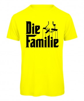 Die Familie JGA T-Shirt  Neongelb