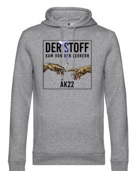 Preview: Der Stoff kam von den Lehrern Abschluss-Hoody Grau