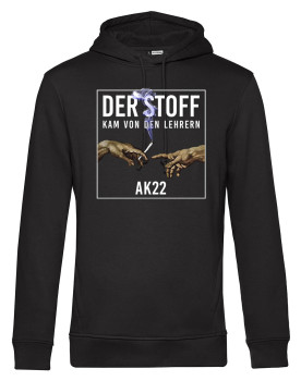 Preview: Der Stoff kam von den Lehrern Abschluss-Hoody Schwarz