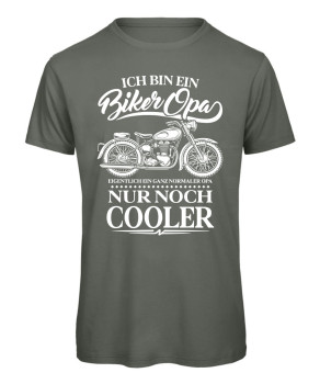Biker Opa – Ein ganz normaler Opa, nur noch cooler – Oldtimer Motorrad T-Shirt