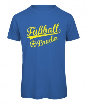 Fußball Bruder T-Shirt Royalblau