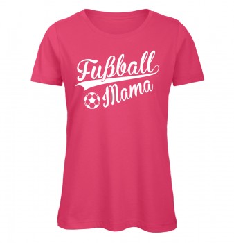 Fußball Mama T-Shirt Pink