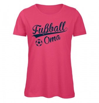 Fußball Oma T-Shirt Pink