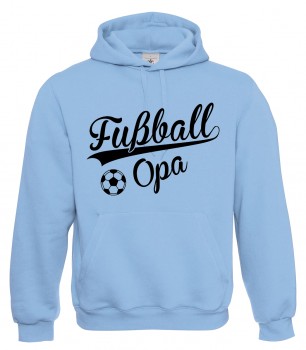 Fussball Opa Hellblau